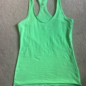 Lululemon lime green tank top